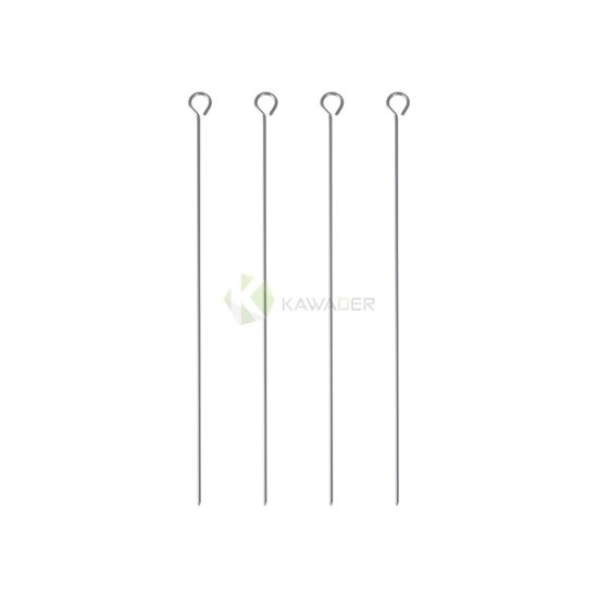 Stainless Steel 4 Skewers - 400 MM From TELLIER 