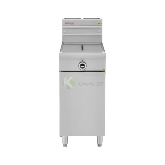 Stainless Steel Single Gas Fryer – 18.5 LT From PIOKIT