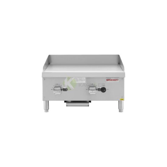 Stainless Steel Gas Griddle With Flat Plate – 61 CM From PIOKIT