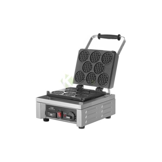 Belgian Waffle Maker Single Plate – 90MM From MAYFAIR - Silver