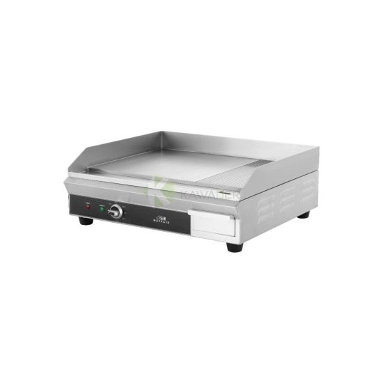 Stainless Steel Electric Grill – 20 CM Ribbed & 40 CM Flat From MAYFAIR