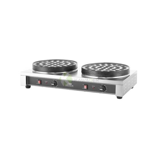 Stainless Steel Electric Double Mini Dutch Pancake Maker - 2*38 Patches From MAYFAIR