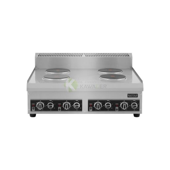 Stainless Steel Electric Plate Stove – 4 Cast Iron Plates From MAYFAIR