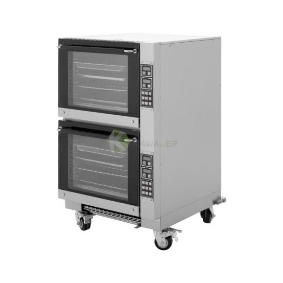 Stainless Steel Double Multifunction Oven – 2 Decks With 4 Layers Each From MAYFAIR