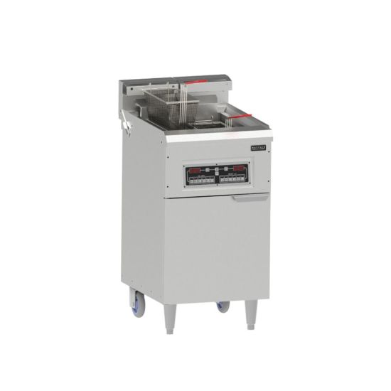 Electric Standing Stainless-Steel Fryer With One Tank & 2 Baskets – 24LT From MAYFAIR