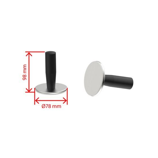 Portable Cleaning Round Pad With Handle For Crepe Machine