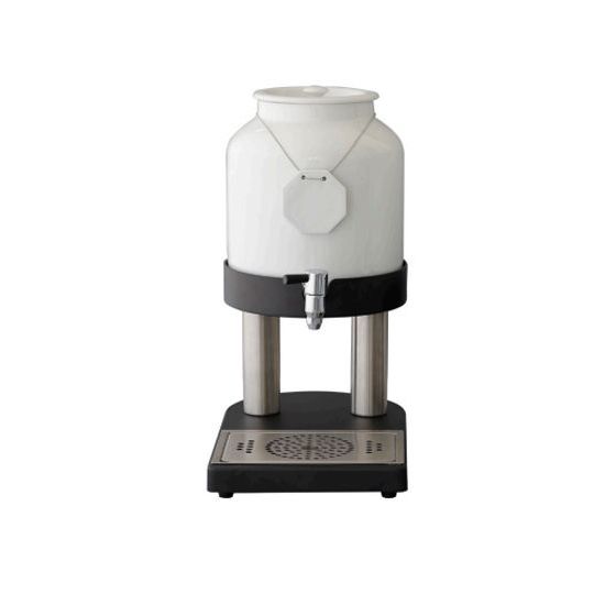 Porcelain Cold Dispenser With Faucet – Black 10LT