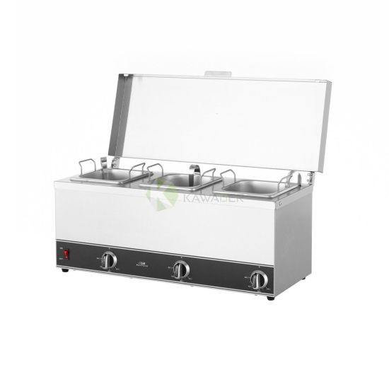 Stainless Steel Electric Triple Sauce Warmer – 3LT Each From MAYFAIR