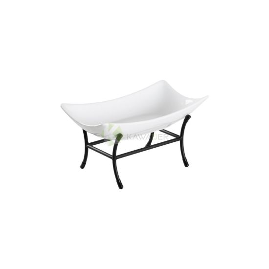 Zuri Medium Buffet Stand with Porcelain Bowl From MAYFAIR