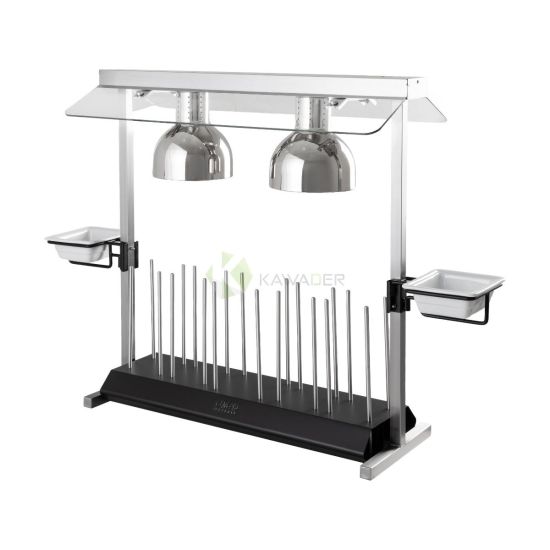Soup & Saucer Buffet Station with Infrared Philips Lamp From MAYFAIR 