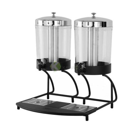 Juice Dispenser - 2*8Lt From MAYFAIR - Black