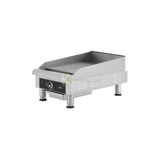 Electric Ribbed Countertop Griddle – 38CM From MAYFAIR