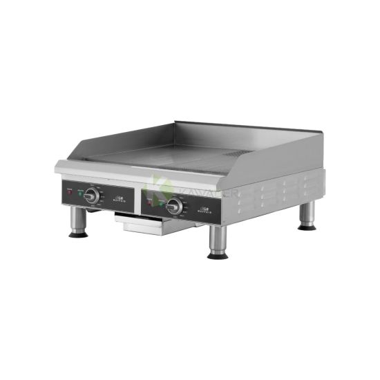 Electric Countertop Griddle With Half Ribbed & Half Smooth Surface – 61CM From MAYFAIR