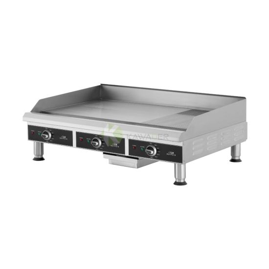 Stainless Steel Countertop Griddle Smooth & Ribbed Plate From MAYFAIR