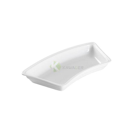 GB 1/1-25 Porcelain Buffet Plate White From MAYFAIR