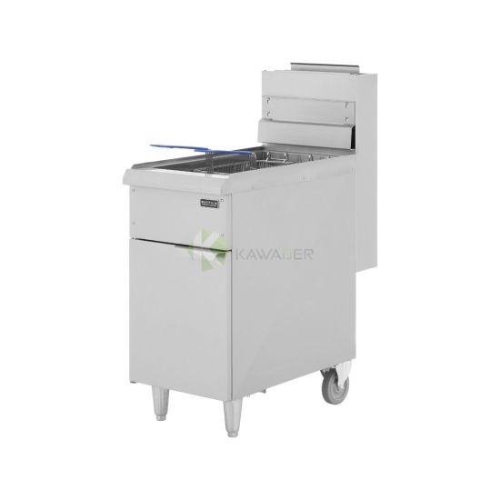 Stainless Steel Gas Fryer Single Tank – 26 LT From MAYFAIR
