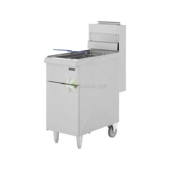 Stainless Steel Gas Fryer Single Tank – 23 LT From MAYFAIR