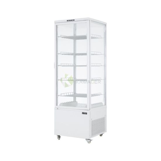 Standing Glass Display Refrigerator 5 Grids - 500LT  From PIOKIT - White
