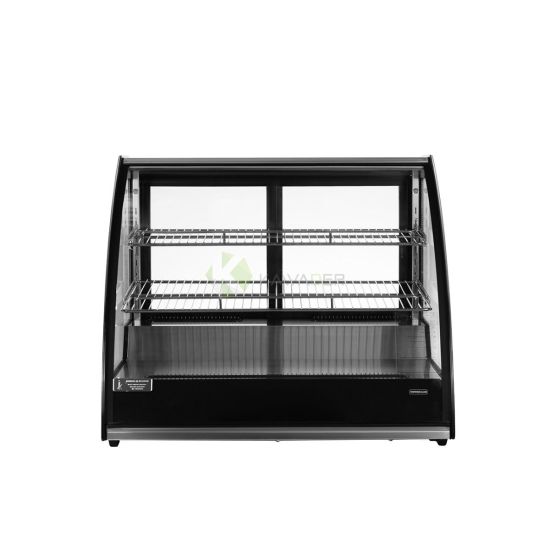 Cooling DIsplay Refrigerator 2 Grids - 130LT From PIOKIT - Black