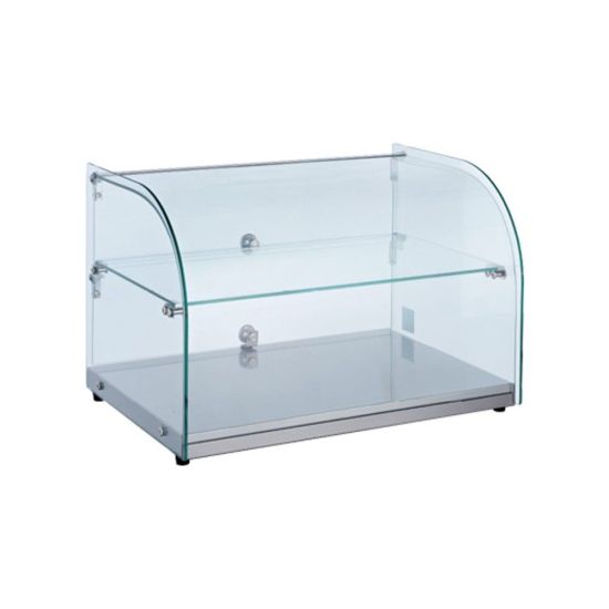 Glass Display Platter With Stainless Steel Base - 45 LT From PIOKIT