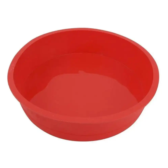 Round Dinner Platter - Red Color From PIOKIT