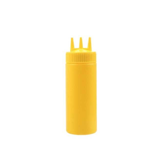 Sauces Squeeze Bottle (3 Spouts) – Yellow From PIOKIT