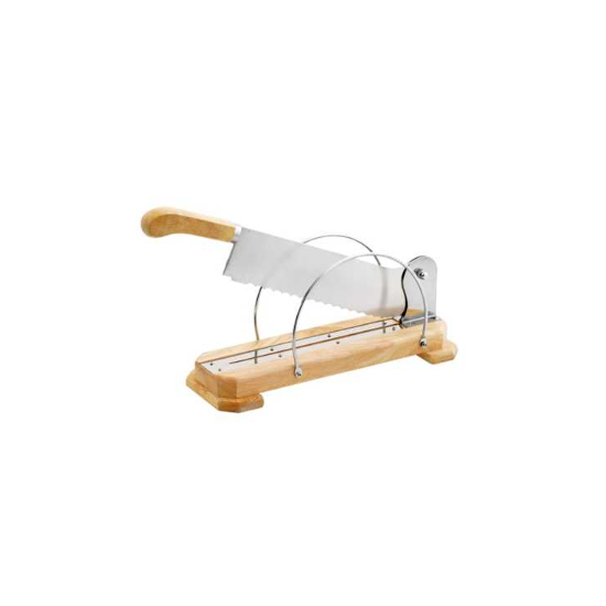 Bread Slicer With Wooden Base - 35CM From Tellier
