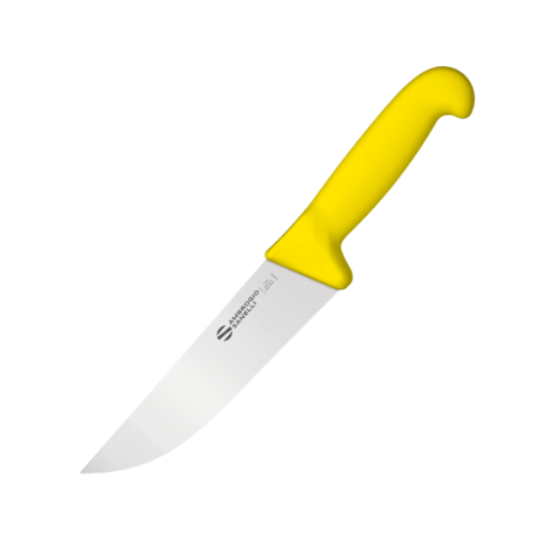 Yellow Supra Butcher Knife - 16CM From SANELLI