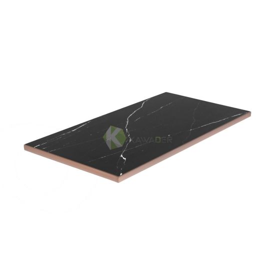 Square Table Top – 121×61 cm - Black - From Pioket