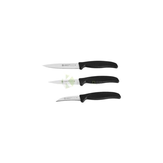 Blister pack with 3 pieces paring knives From SANELLI