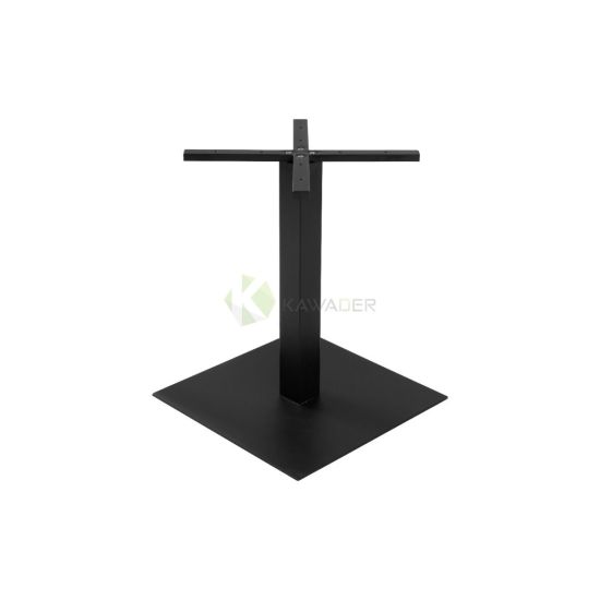 Floor Table Base – 90×90 Top – 72 cm Height – Black - From PioKit