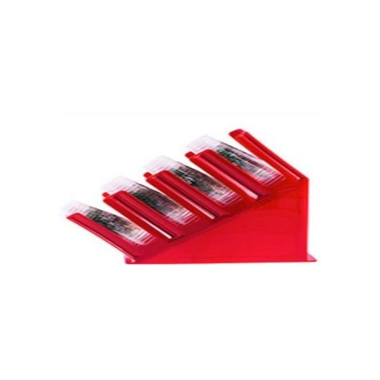 Cup Dispenser – 4 Openings – Red - From PioKit