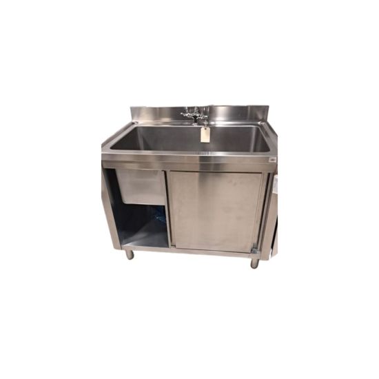 Pot Sink Cabinet With Sliding Doors - 1 Sink From TECHNOSTEEL