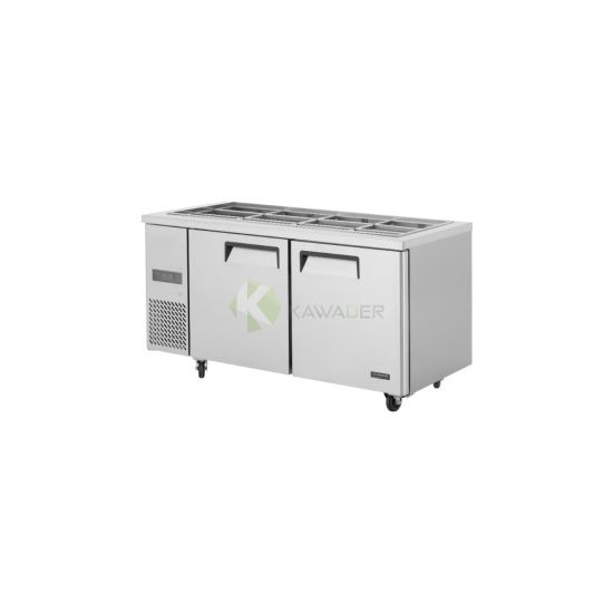 Stainless Steel 2 Doors Refrigerator Prep Table – 330 LT From PIOKIT 