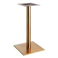Square Outdoor Table Base Stainless Steel Copper Finish From PIOKIT