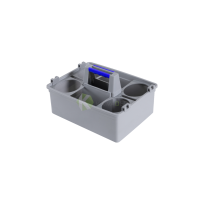 Caddy Tray with Bottle Holder x 2 - Blue - from Piokit