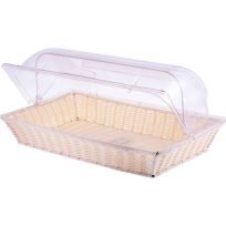 Rectangular Pastry Basket - Transparent Cover From PIOKIT