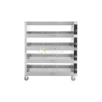 Stainless Steel Heated Showcase With 4 Decks – 150 From MAYFAIR