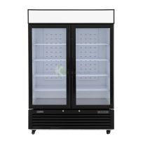 Electric Upright 2 Glass Doors Display Refrigerator – 1240LT From PIOKIT