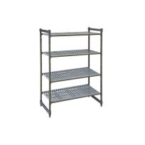 Vented Stationary Shelving Unit – 4 Shelves – from Cambro