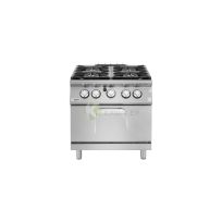 Stainless Steel Gas Range With Gas Maxi Oven – 4 Burners From MARENO