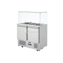 2 Door Square Glass Top Display Refrigerator 300L From PIOKIT