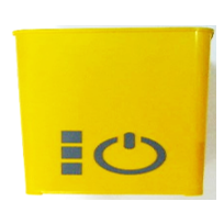 Frucosol orange juicer peel collector yellow gallon