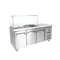 180cm 3 Door Salad Prep Refrigerator - from Piokit