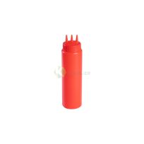 3 Nozzle Sauce Bottle Red - from Piokit