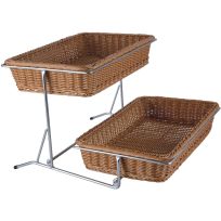 Rectangular Rattan Basket - 2Layers From PIOKIT