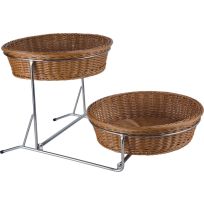 Round Rattan Basket - Two Layers  From PIOKIT