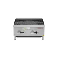 Stainless Steel Gas Radiant Charbroiler With Cast Iron Grates – 61 CM From PIOKIT