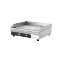 Stainless Steel Electric Grill – 20 CM Ribbed & 40 CM Flat From MAYFAIR