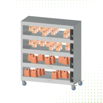 Stainless Steel Heated Showcase With 4 Decks – 180 CM From MAYFAIR